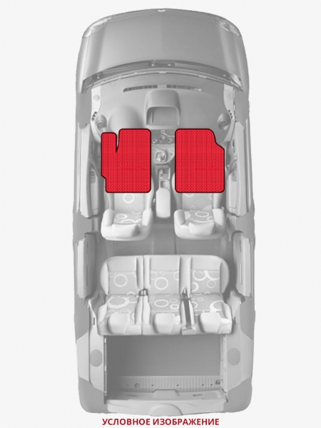 ЭВА коврики «Queen Lux» передние для Mercedes E-class All-Terrain
