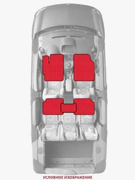 ЭВА коврики «Queen Lux» стандарт для Volkswagen Touareg